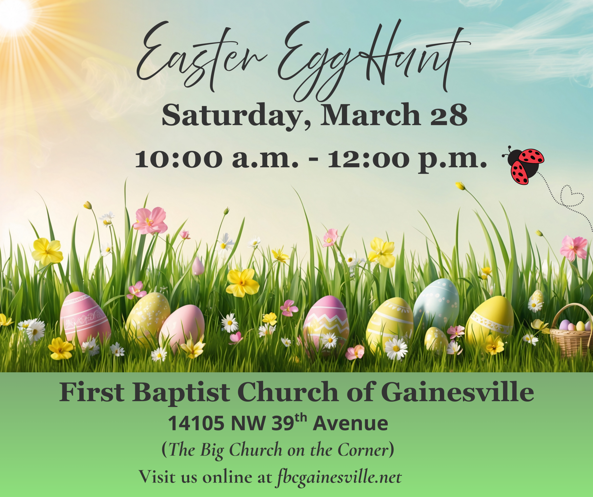 Easter Egg Hunt - First Baptist Church Gainesville